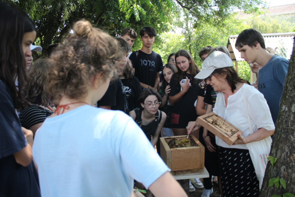 Instituto Ivoti recebe estudantes e professores do Colégio Doutor Blumenau, de Pomerode