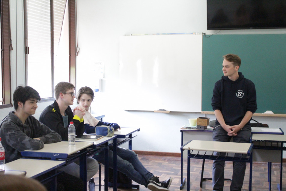 Instituto Ivoti recebe voluntário da Alemanha por um semestre