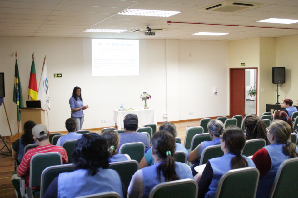 Semana de Prevenção de Acidentes de Trabalho tem palestra sobre ergonomia