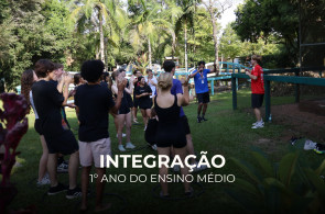Primeiros anos do ensino médio participam de momento de integração