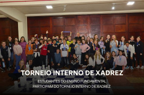 Torneio interno de xadrez reúne estudantes do Ensino Fundamental do Instituto Ivoti