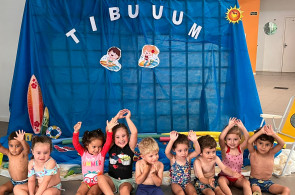 Tchibum é o tema escolhido para essa semana na Colônia de Férias da Educação Infantil