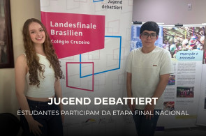 Estudantes representam o Instituto Ivoti na etapa nacional do Jugend debattiert
