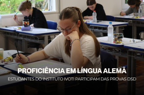 Estudantes do Instituto Ivoti realizam provas de proficiência em Língua Alemã