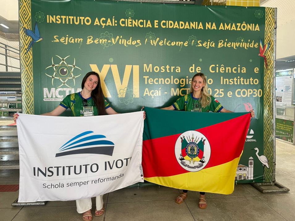 Projeto de iniciação científica do Instituto Ivoti participa de Mostra CIentífica em Belém/PA