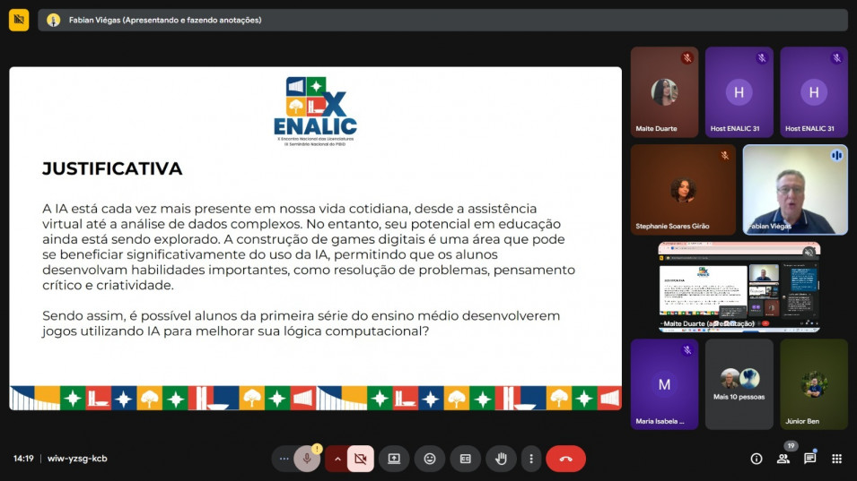 Pesquisa desenvolvida em sala de aula é apresentada em encontro na UnB