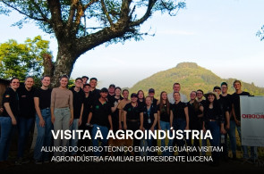 Alunos do curso técnico em Agropecuária visitam agroindústria familiar em Presidente Lucena